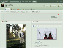 Tablet Screenshot of cypresspixie.deviantart.com