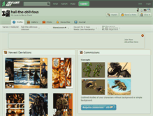 Tablet Screenshot of hail-the-oblivious.deviantart.com