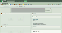 Desktop Screenshot of destroyplz.deviantart.com