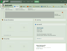 Tablet Screenshot of destroyplz.deviantart.com