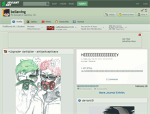 Tablet Screenshot of bellawing.deviantart.com