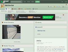 Tablet Screenshot of 0dd-0ne-0ut.deviantart.com