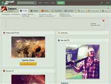 Tablet Screenshot of dakann.deviantart.com
