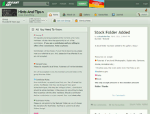 Tablet Screenshot of hints-and-tips.deviantart.com