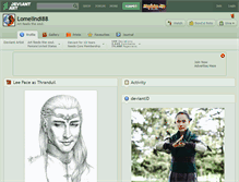 Tablet Screenshot of lomelindi88.deviantart.com