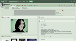 Desktop Screenshot of annstrud.deviantart.com