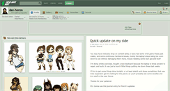 Desktop Screenshot of dan-heron.deviantart.com