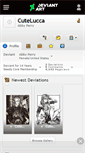 Mobile Screenshot of cutelucca.deviantart.com