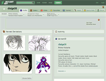 Tablet Screenshot of dialga08.deviantart.com