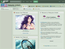 Tablet Screenshot of malaysian-united.deviantart.com