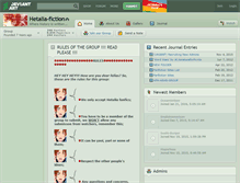 Tablet Screenshot of hetalia-fiction.deviantart.com