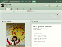 Tablet Screenshot of ellektra09.deviantart.com