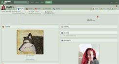 Desktop Screenshot of megfire.deviantart.com