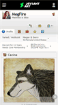 Mobile Screenshot of megfire.deviantart.com