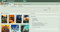 Desktop Screenshot of el-walrok.deviantart.com