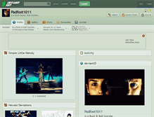 Tablet Screenshot of padfoot1011.deviantart.com