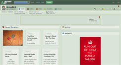 Desktop Screenshot of greyxbird.deviantart.com