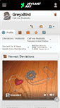 Mobile Screenshot of greyxbird.deviantart.com