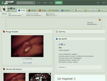 Tablet Screenshot of o-be-o.deviantart.com