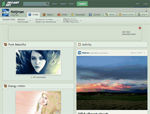 Tablet Screenshot of neijman.deviantart.com