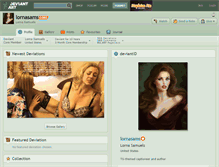 Tablet Screenshot of lornasams.deviantart.com