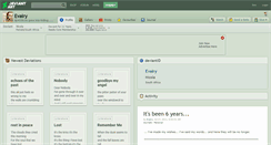Desktop Screenshot of evairy.deviantart.com