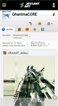 Mobile Screenshot of ghanimacore.deviantart.com
