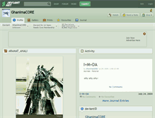 Tablet Screenshot of ghanimacore.deviantart.com