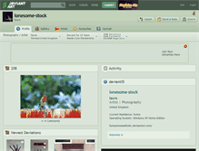Tablet Screenshot of lonesome-stock.deviantart.com