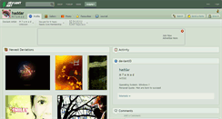 Desktop Screenshot of haddar.deviantart.com