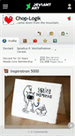 Mobile Screenshot of chop-logik.deviantart.com