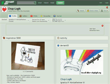 Tablet Screenshot of chop-logik.deviantart.com
