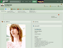 Tablet Screenshot of lorddamian.deviantart.com