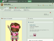 Tablet Screenshot of keoko-dono.deviantart.com