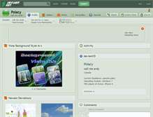 Tablet Screenshot of polacy.deviantart.com