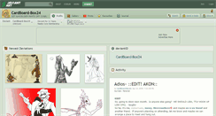 Desktop Screenshot of cardboard-box24.deviantart.com