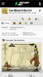 Mobile Screenshot of cardboard-box24.deviantart.com