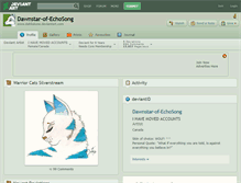 Tablet Screenshot of dawnstar-of-echosong.deviantart.com