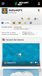 Mobile Screenshot of moho4gfx.deviantart.com