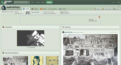 Desktop Screenshot of madknifeparty.deviantart.com