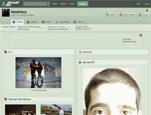Tablet Screenshot of melektaus.deviantart.com