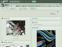 Tablet Screenshot of antoro.deviantart.com