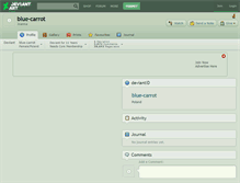 Tablet Screenshot of blue-carrot.deviantart.com