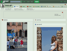 Tablet Screenshot of insane-girl.deviantart.com