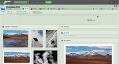 Desktop Screenshot of chocolate-pict.deviantart.com