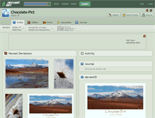 Tablet Screenshot of chocolate-pict.deviantart.com
