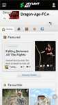 Mobile Screenshot of dragon-age-fc.deviantart.com