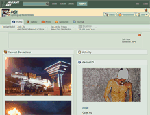 Tablet Screenshot of coje.deviantart.com