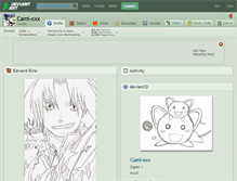 Tablet Screenshot of cami-xxx.deviantart.com