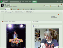 Tablet Screenshot of kiwischil.deviantart.com